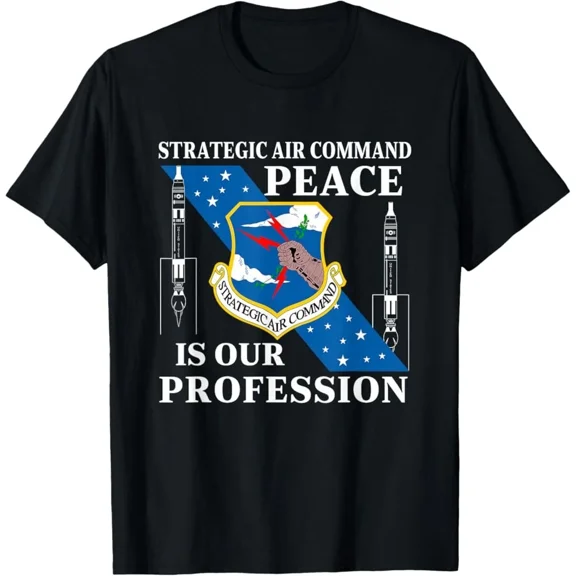 Strategic Air Command USAF Cold War Peace Is Our Profession Tee Unisex T-Shirt, S-5XL