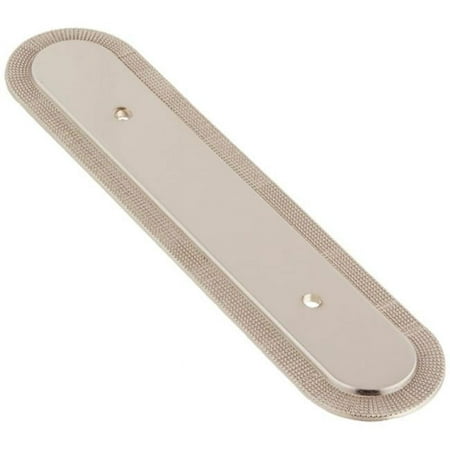 Strategic Brands 16914 3 in. Center to Center 6 in. Polished Nickel Vanilla Guerlain Backplate