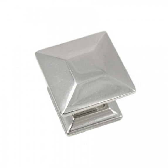 Strategic Brands 83514 Polished Nickel Poise Large Knob with Back Plate