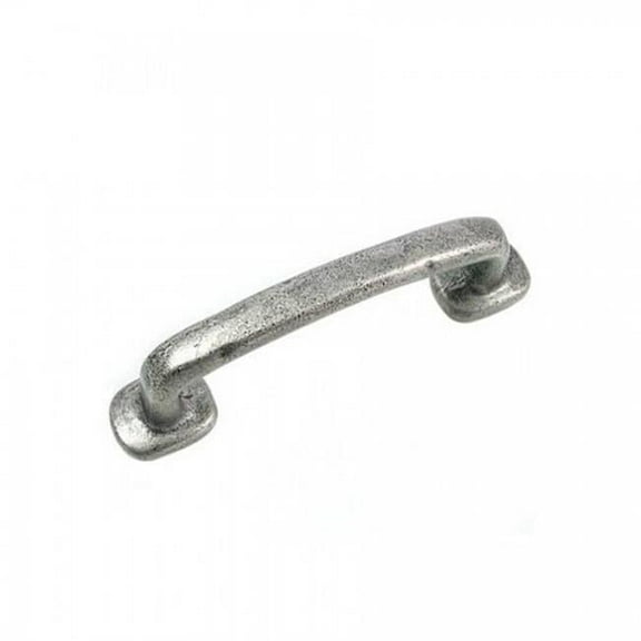 Strategic Brands 84564 3 in. Distressed Pewter Riverstone Cabinet Pull