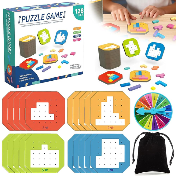 Strategic EVA Block Puzzle, Creative Block Puzzle Game,Present for Christmas New Years