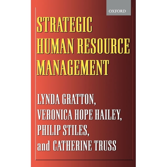 Strategic Human Resource Management, (Hardcover)