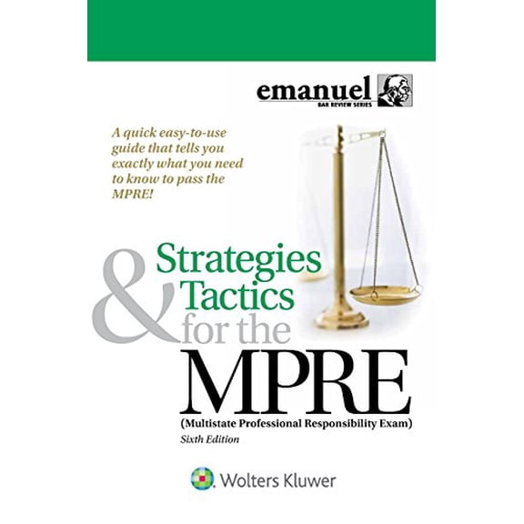 Pre-Owned Strategies & Tactics for the MPRE: (Multistate Professional Responsibility Exam) (Paperback) 1454891890 9781454891895