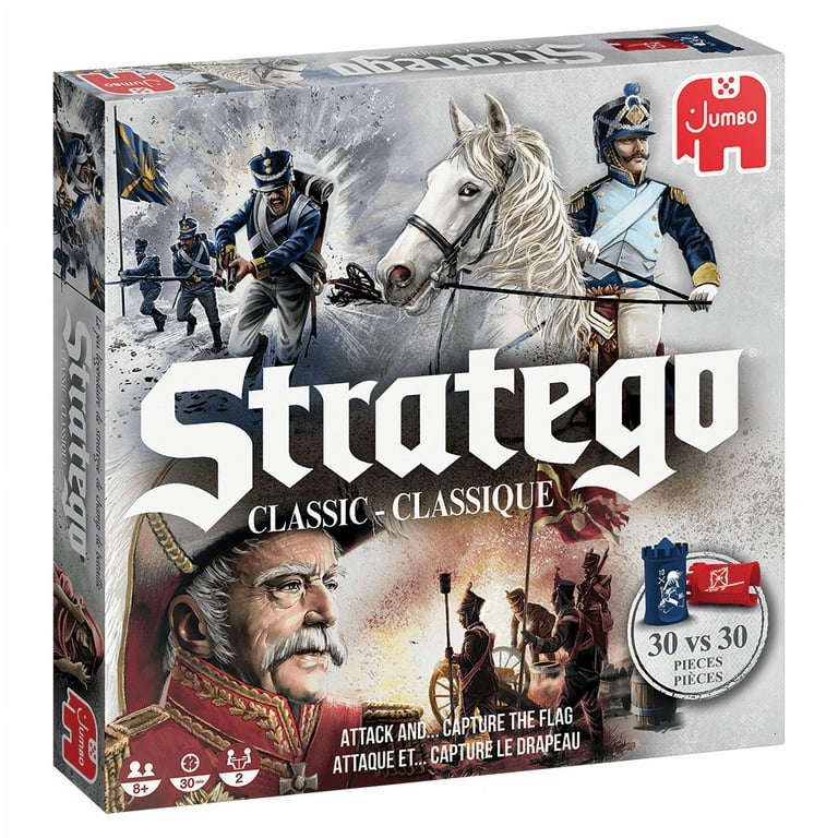 Stratego Original Version, Capture the Flag Strategy Board Game, with