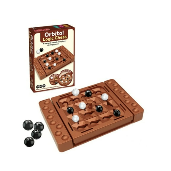 Strategy Board Game Funtogether Toys for Kids and Family, Rotating 4 in a Row Logic Puzzle with Storage, Two Player Brain Teaser Game