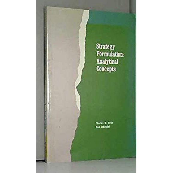 Pre-Owned Strategy Formulation: Analytical Concepts (The West Series in Business Policy and Planning) (Paperback) 0829902139 9780829902136