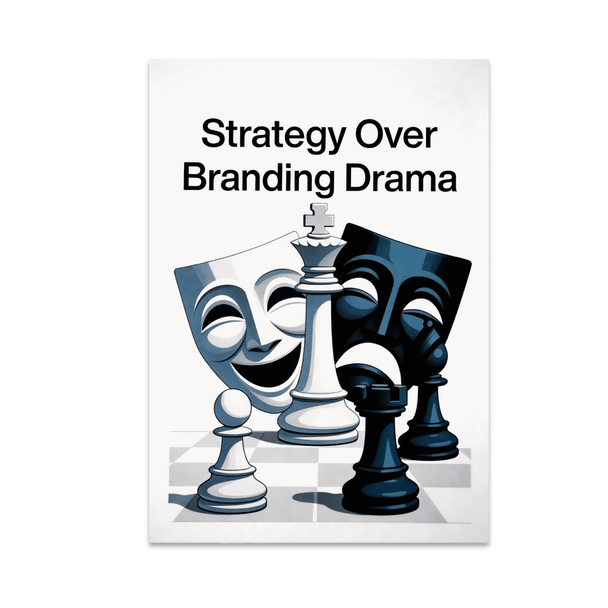 Strategy Over Branding Drama - Brand Strategy Humor Enthusiast - 13x19 ...