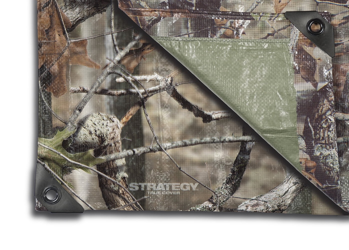Strategy True Cover Weather Resistant Camo Tarp 10’ x 8’ All Purpose Polyethylene