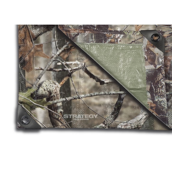 Strategy True Cover Weather Resistant All Purpose Polyethylene Camo Tarp 8’ x 6’