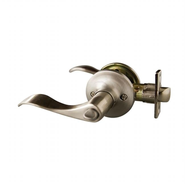Stratford 6 Way Latch Privacy Door Knob, Satin Nickel