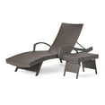 thumbnail image 1 of Stratford Outdoor Wicker Adjustable Chaise Lounge With Arms With Table, 1 of 13