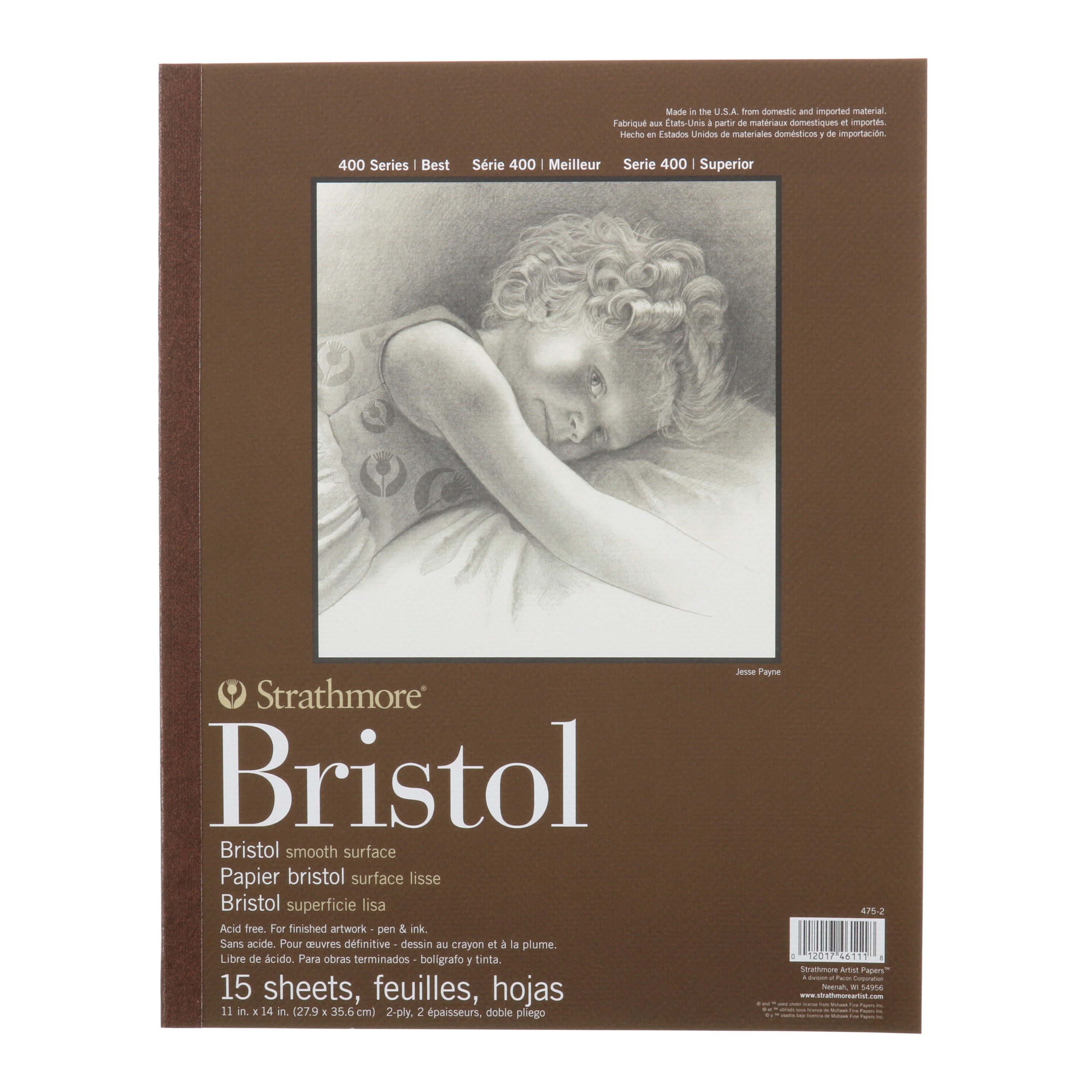 Bristol Board / Artist's Board / 4 Ply / 8 1/2 by 11 Card Stock