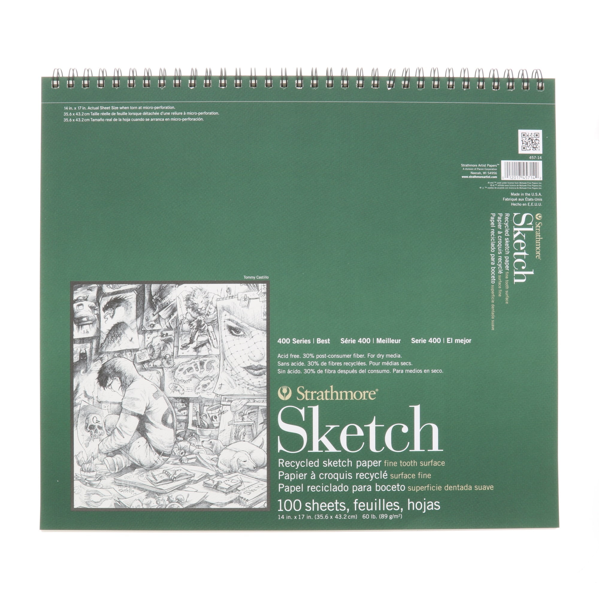 Strathmore Recycled Sketch Paper Pad 9x12 - Ben Franklin Online