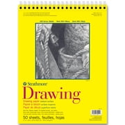Strathmore 300 Series Drawing Paper Pad, Top Wire Bound, 11x14 inches, 50 Sheets 70lb/114g