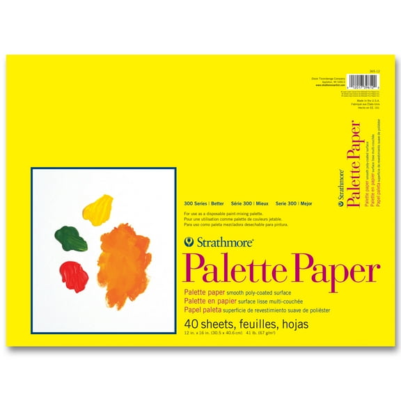 Strathmore 300 Series Paper Palette, 12 X 16 in, Pack of 40