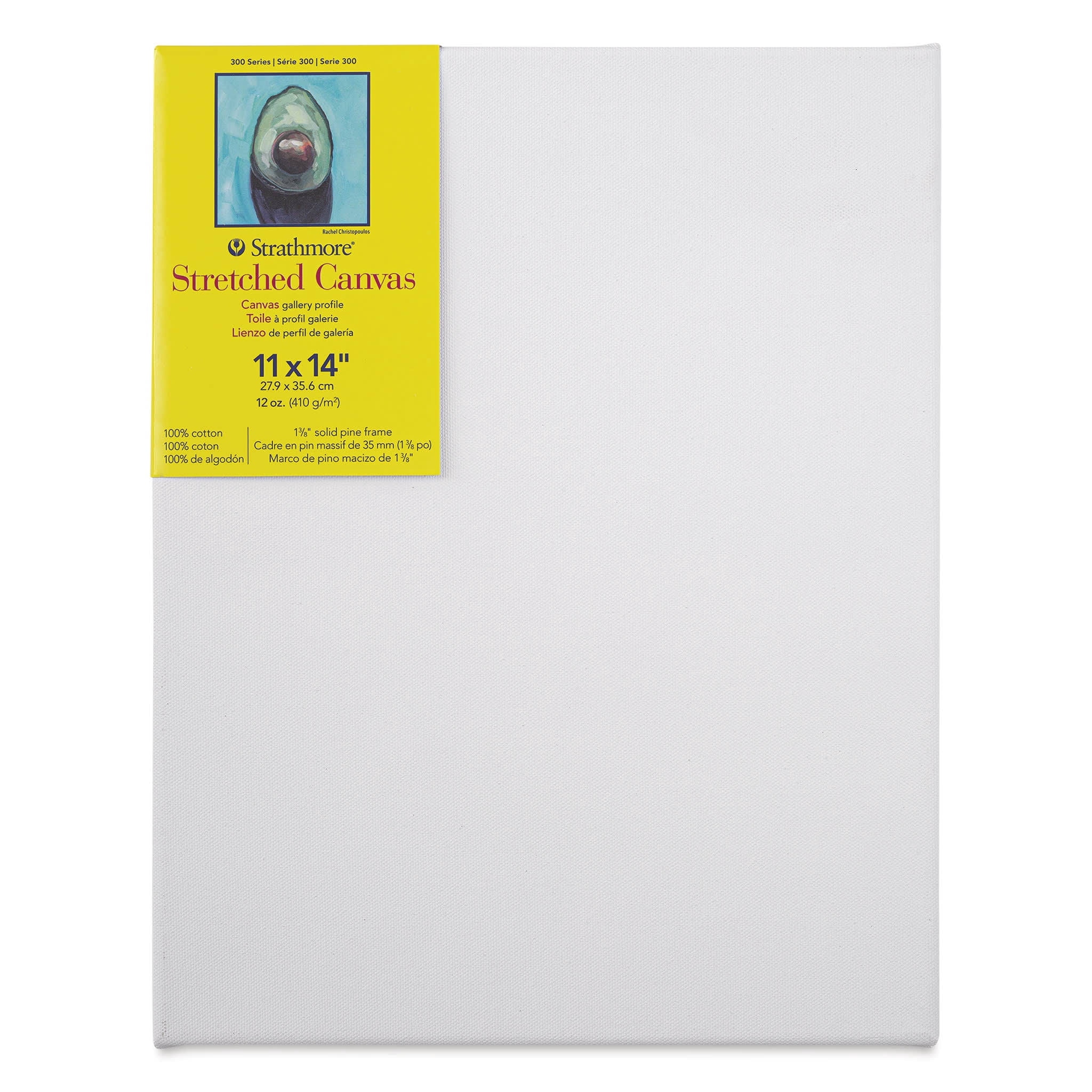 Strathmore 300 Series Gallery Stretched Canvas, 11x14 inch, 1 Count