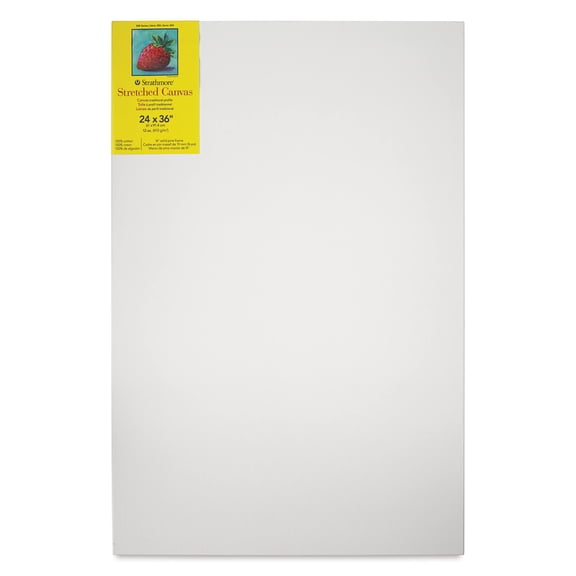 Strathmore 300 Series Traditional Stretched Canvas, 24x36 inch, 1 Count