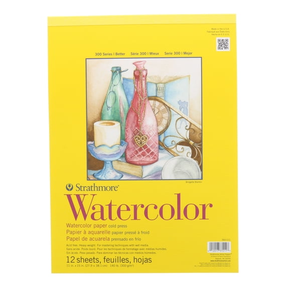Strathmore® 300 Series Watercolor Paper Pad