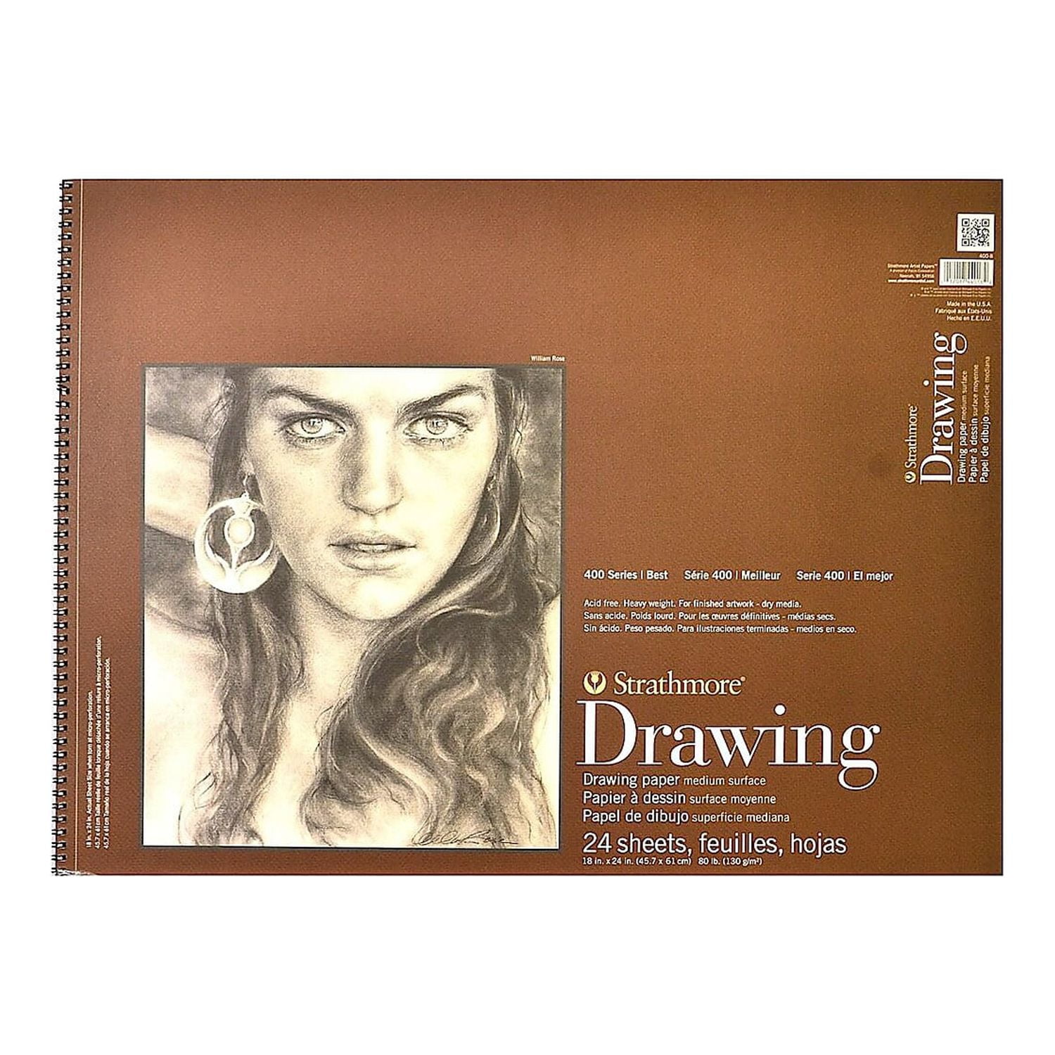 Strathmore Drawing Medium Paper Pad 4x6 24 Sheets