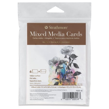 Strathmore Announcement Size Blank Mixed Media Cards