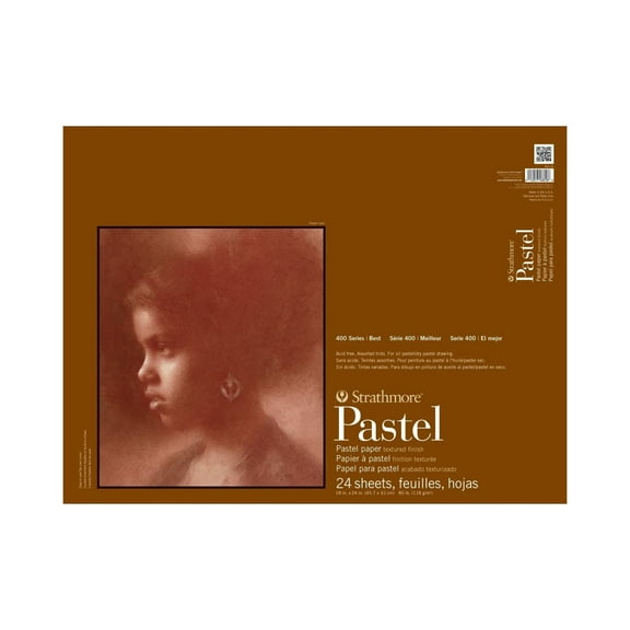 Strathmore Pastel Paper Pad, 400 Series, 18" x 24", 24 Sheets