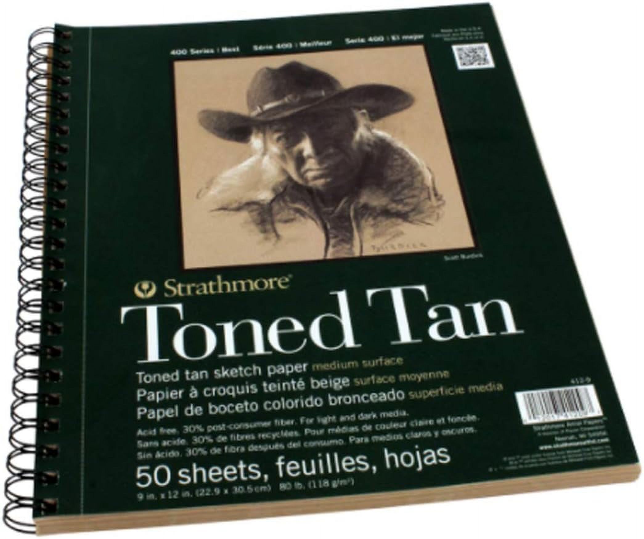 Strathmore 400 Series Toned Tan Sketch Pad (9" X 12")