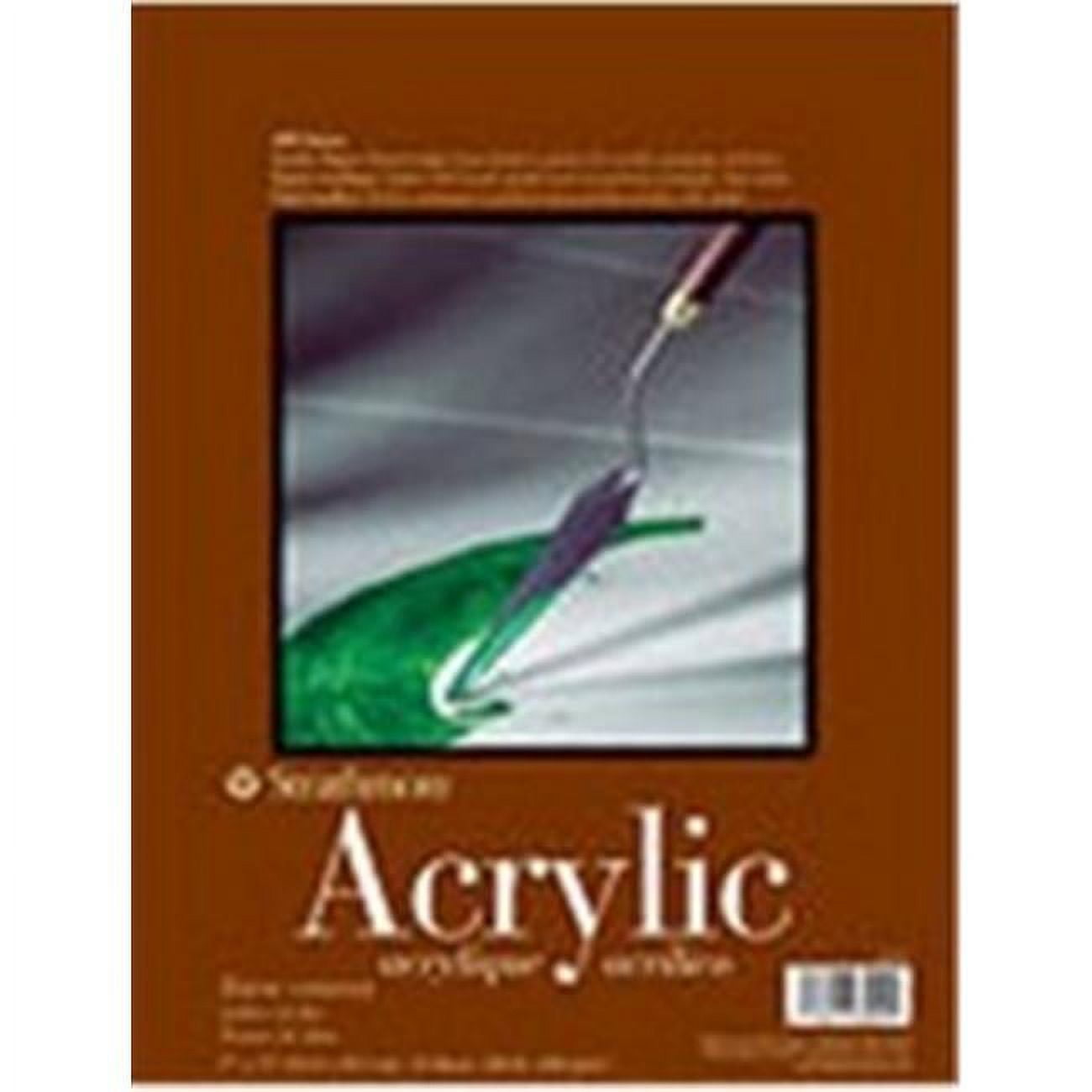 Strathmore 430-112 400 Series Acrylic Pad, 12 X 18