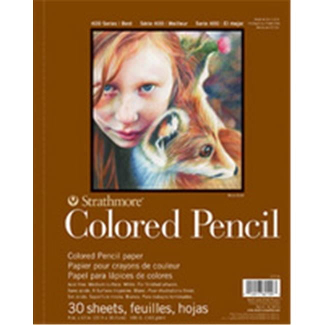 Strathmore 477-11 11 x 14 in. Colored Pencil Pad, 30 Per Sheets