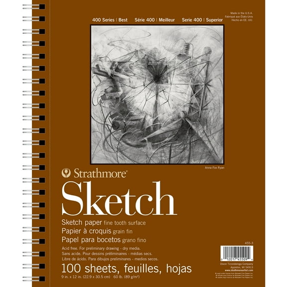 Strathmore 9" x 12" Wire Bound Sketch Pad
