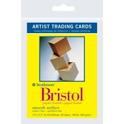 Strathmore Artist Trading Card Pack, Bristol Paper Smooth, 20 Sheets