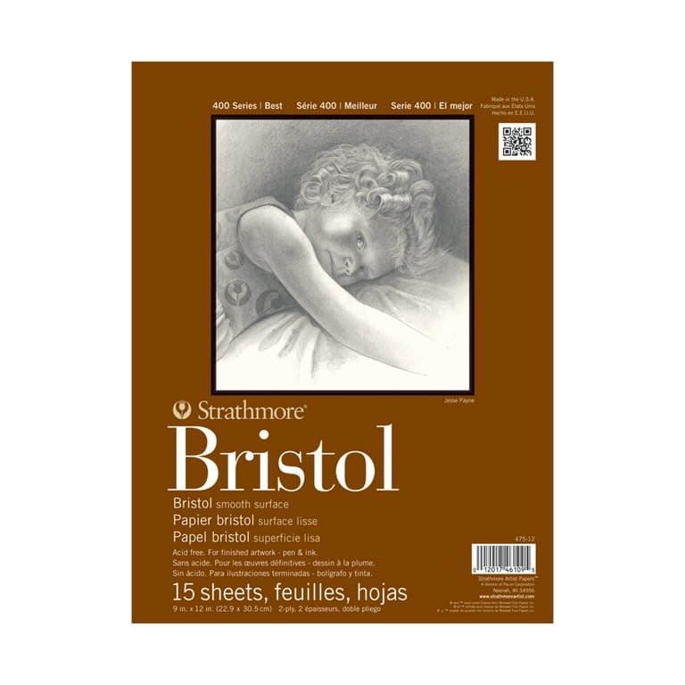 Strathmore 400 Series Bristol Paper Pad, Smooth 9 x 12 — Midwest