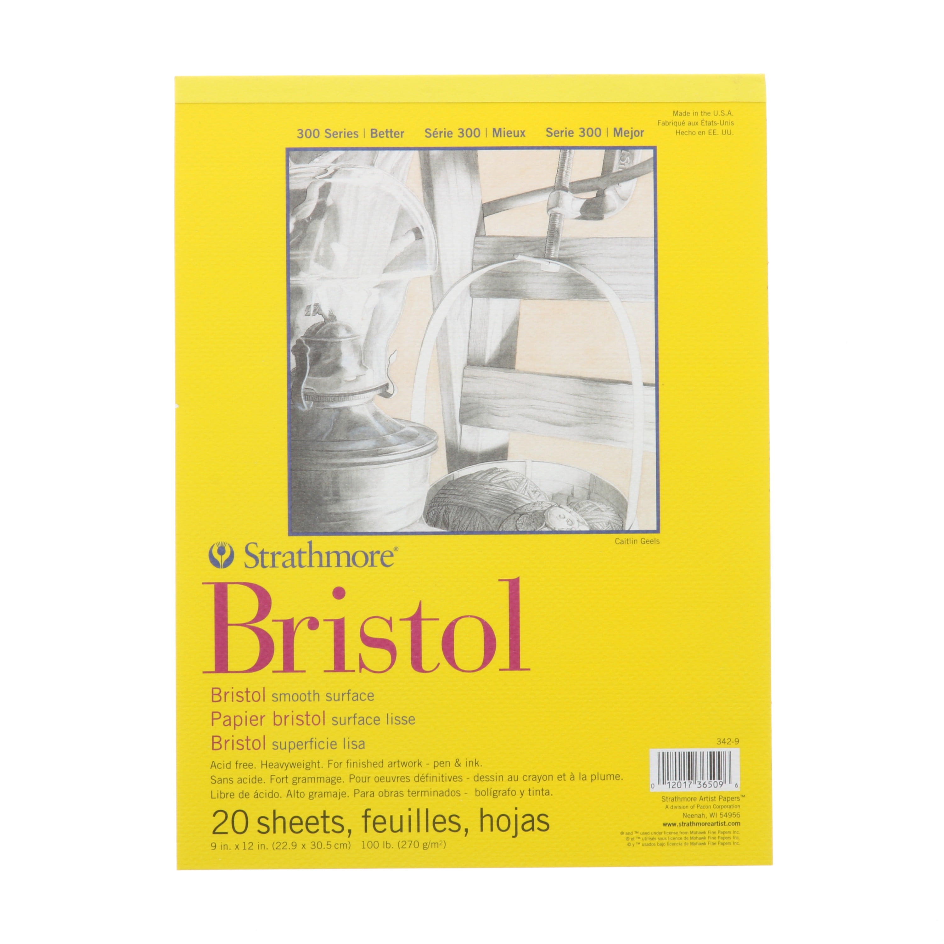 Bloc spirale XL Bristol 50 feuilles format A4 de Canson
