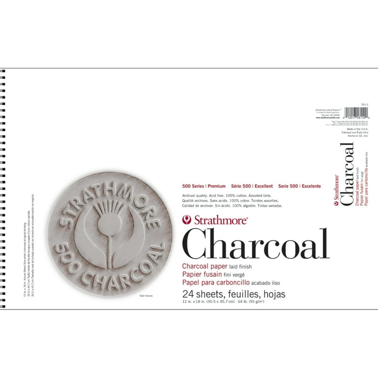 Strathmore Charcoal Paper Pad Series 500 12 x 18