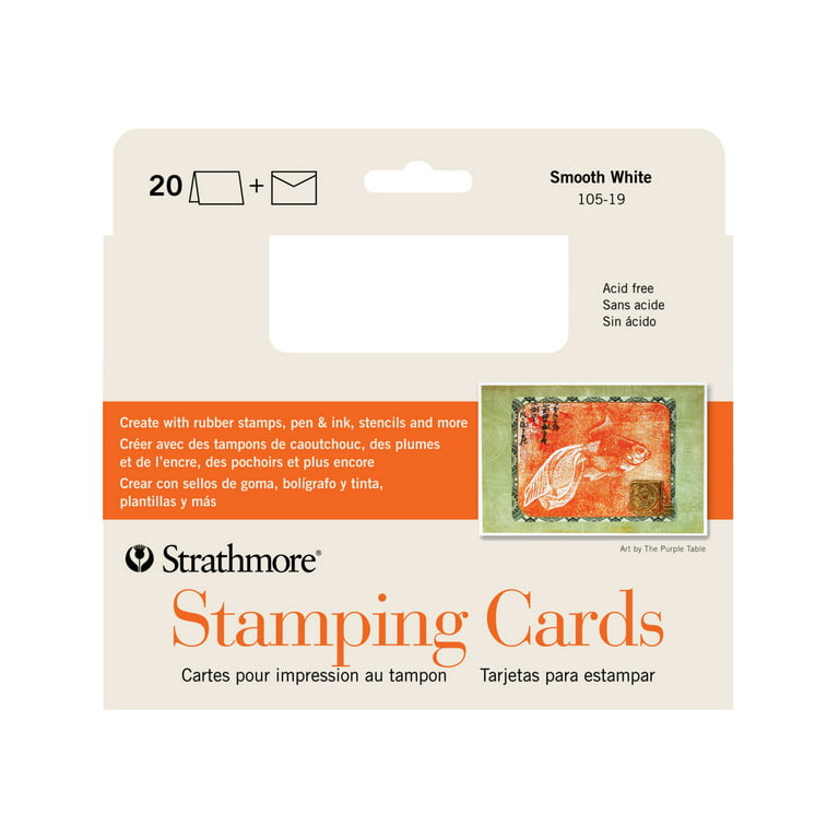 Strathmore Watercolor Greeting Cards, 5 x 7 - 100 pack