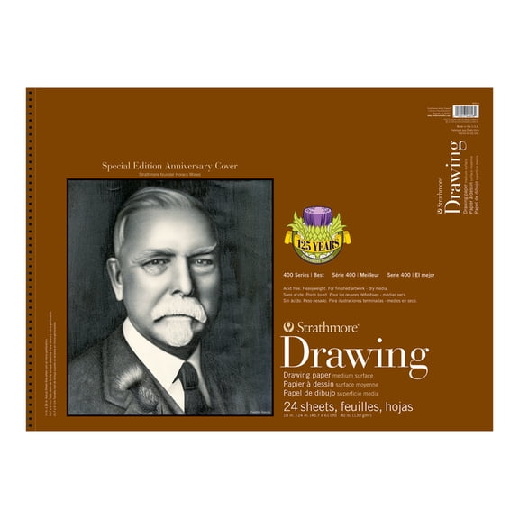 Strathmore Drawing Paper Pad, 400 Series, Medium Surface, 4in x 6in