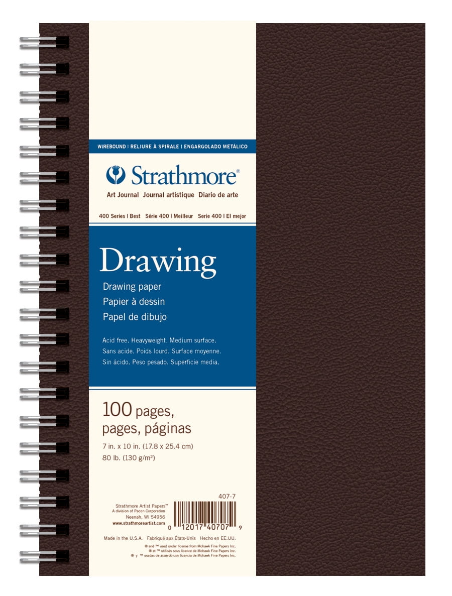SEUNMUK 30 Pack A6 Spiral Bound Sketch Book, 4x5.7 Inch Blank Drawing  Sketch Pad Kraft Cover Spiral Notebook, 60 Sheets/120 Pages, Brown