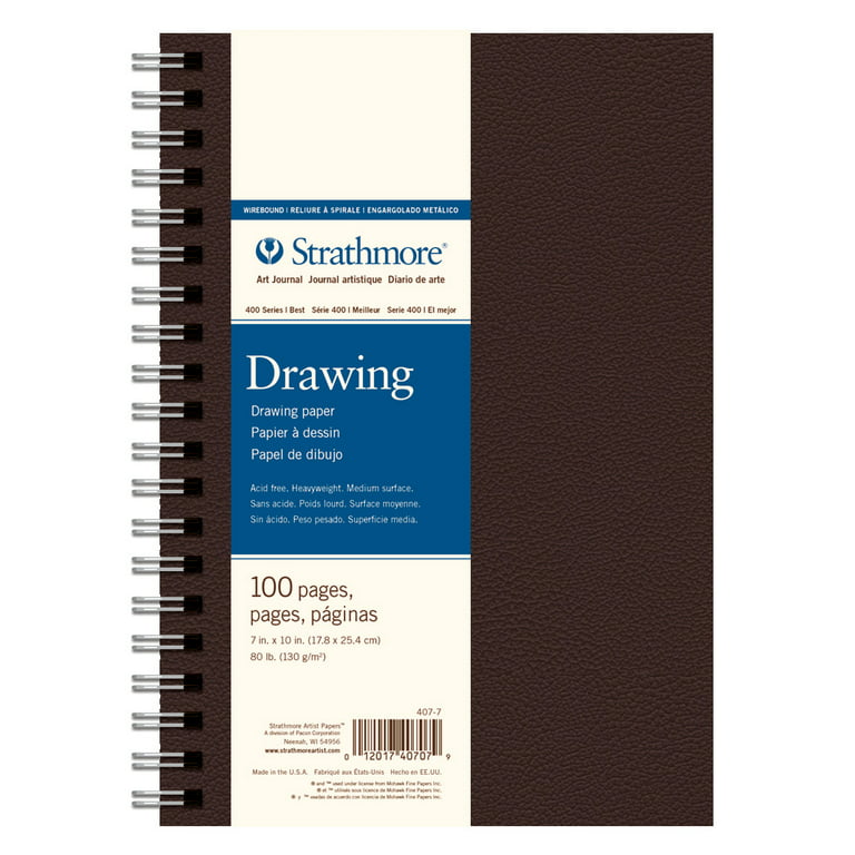 Spiral Bound Artist Sketch Pad, Drawing Paper, Ideal Notebook for