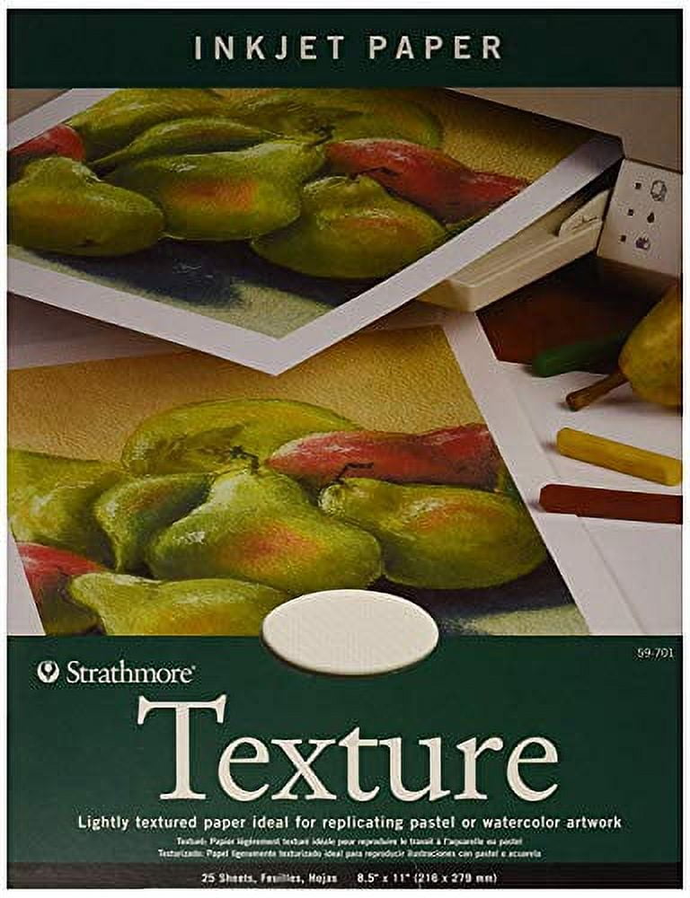 Strathmore Ink Jet Paper Texture 8.5"X11"-25 Sheets -597010