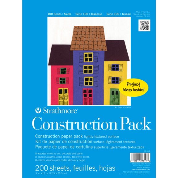 Strathmore Kids Series Construction Paper, Bulk Pack