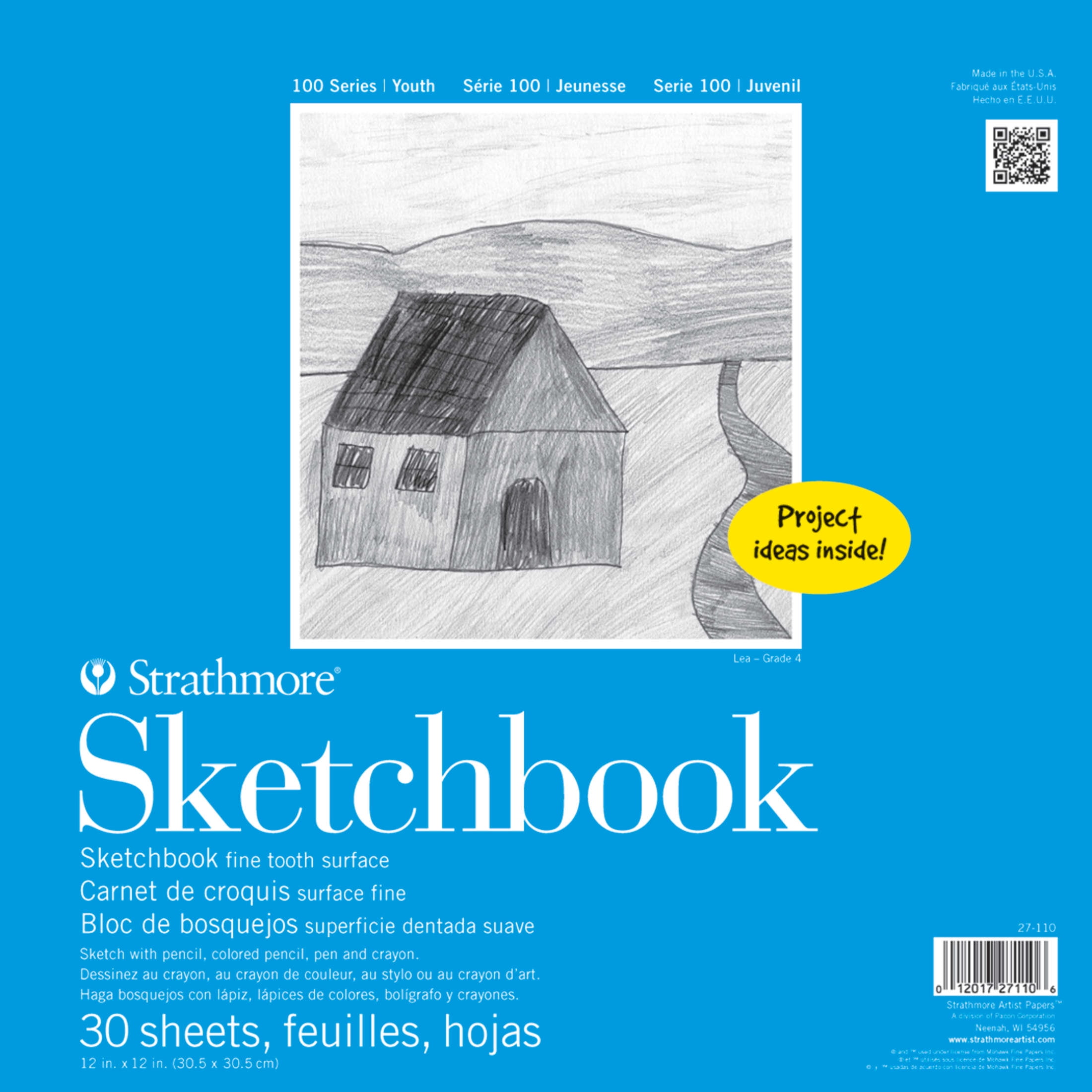 Strathmore 12" x 12" Wirebound Sketchbook for Kids