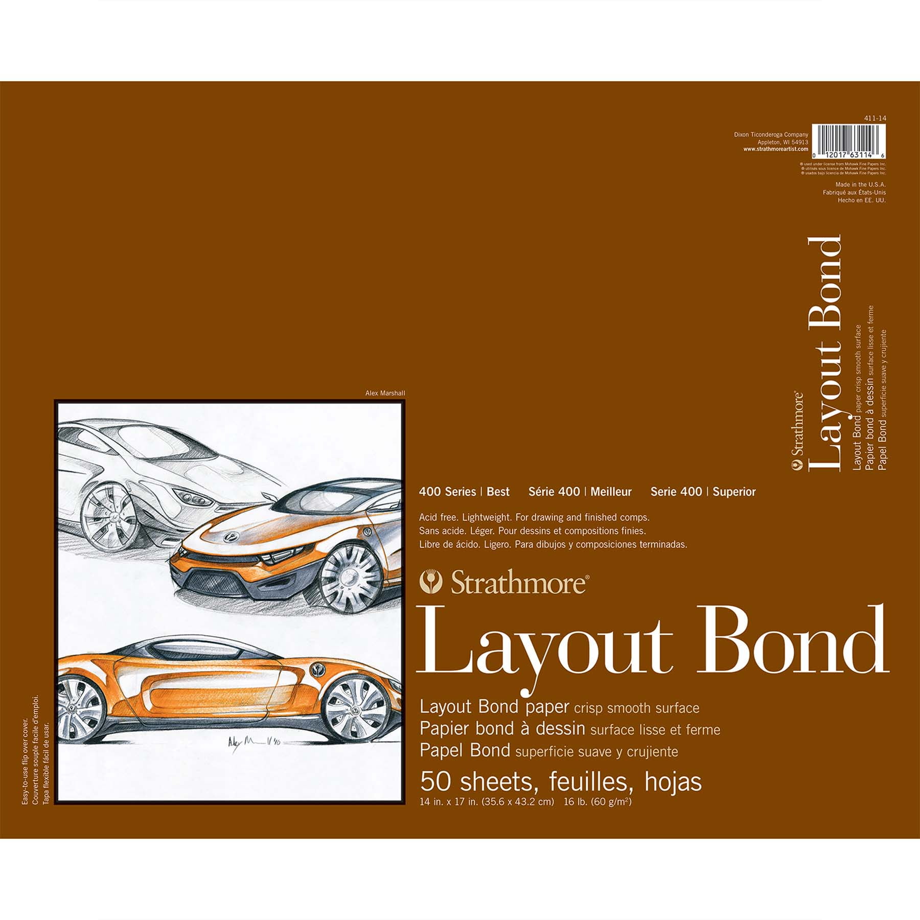 Strathmore Layout Paper Pad, 400 Series, 14