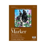 Strathmore 400 Series Marker Pad, Glue Binding, 24 Sheet, 11x14 inch, 1 Count