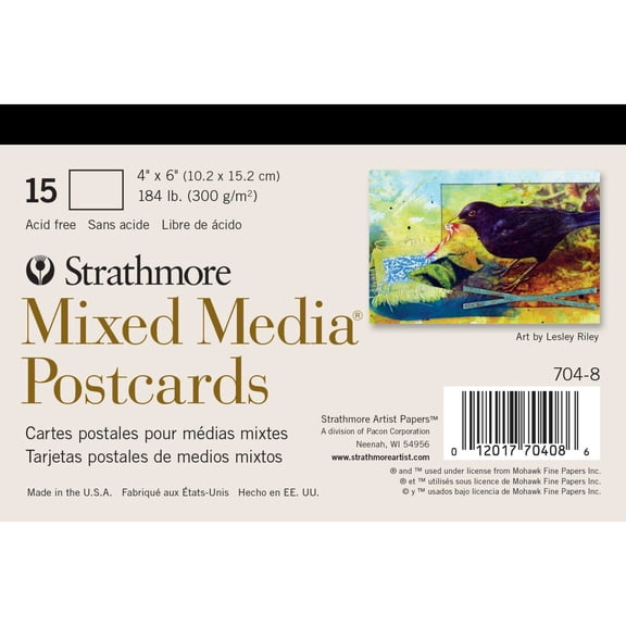 Strathmore Mixed Media Postcards, 4" x 6"
