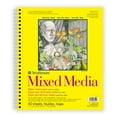 thumbnail image 1 of Strathmore 300 Side Spiral Binding Acid-Free Medium-Weight Mixed Media Pad, 90 lb, 11 X 14 in, 40 Sheets, 1 of 6