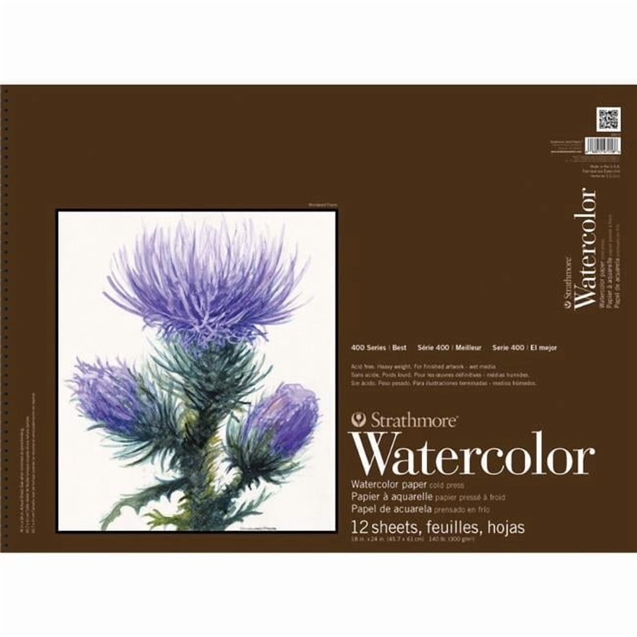 Strathmore  Quality Watercolor Pad, 12 x 18 In.