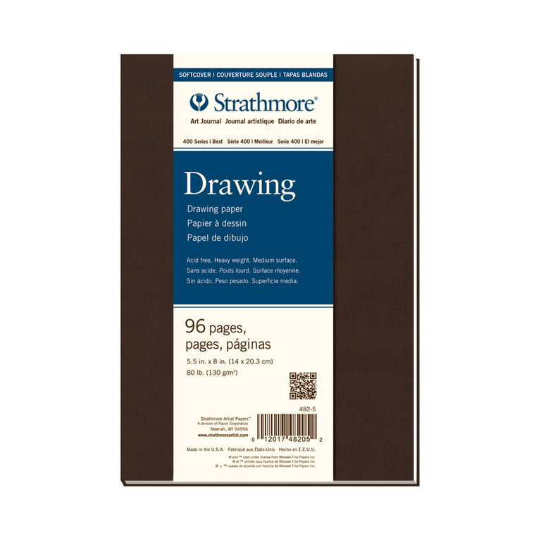 Strathmore 400 Series Softcover Sketching Art Journal 5-1/2x8 (160 pg) -  White
