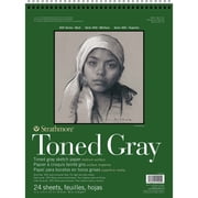 Strathmore Toned Sketch Paper Pad, 400 Series, 11in x 14inin, 24 Sheets, Tan
