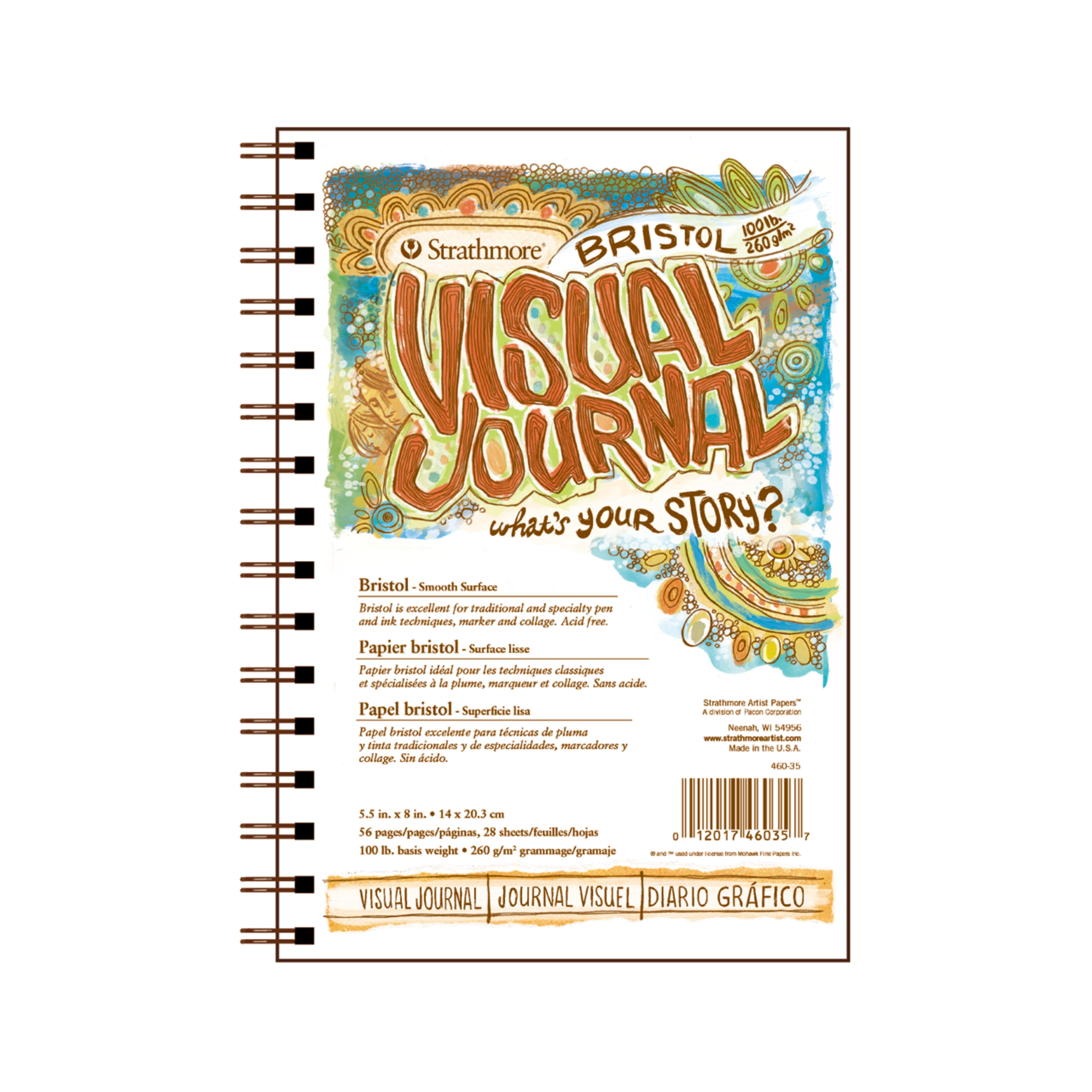 Strathmore Visual Journal, Bristol, 5.5in x 8in, Smooth