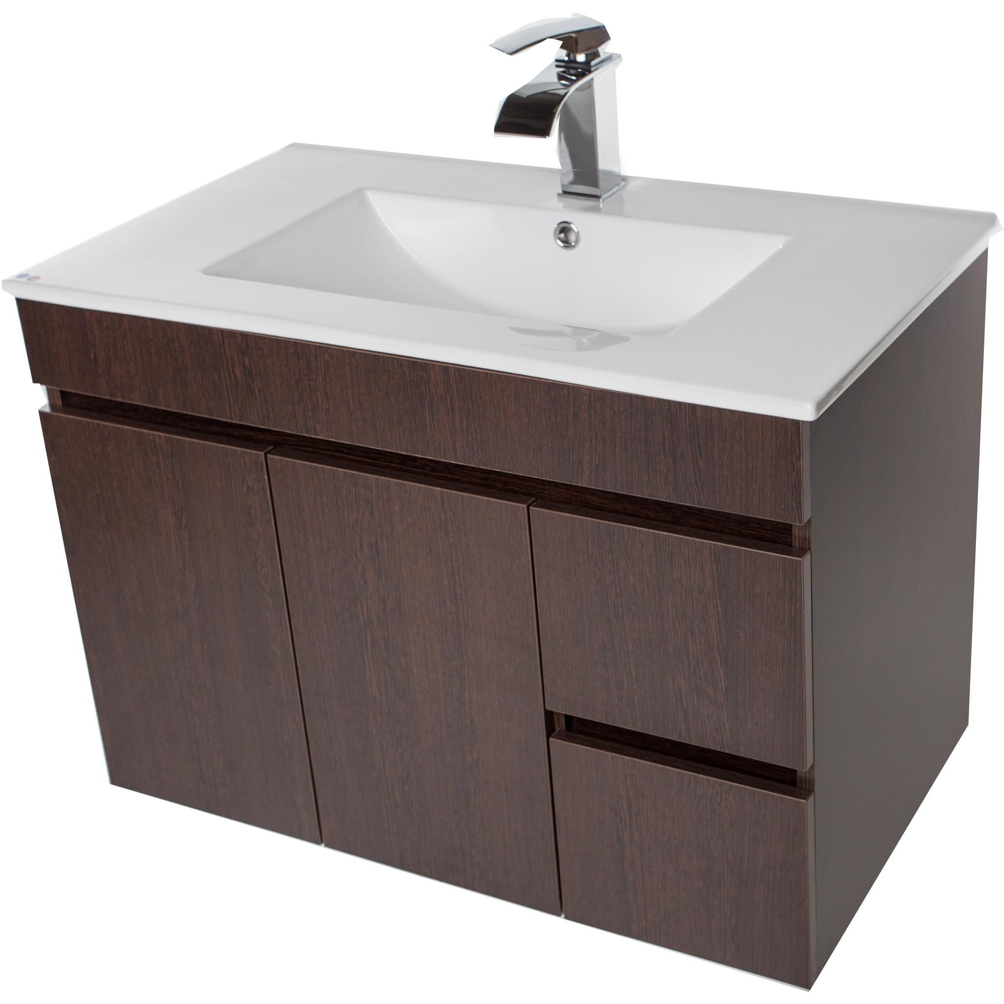 Strato Wall Mounted Bathroom Vanity Set Bath Furniture With