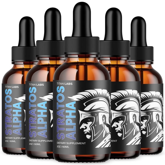 Stratos Alpha Drops Maximum Strength Support Liquid Supplement StratosAlpha (150 Servings)